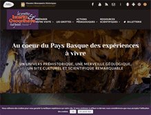 Tablet Screenshot of grottes-isturitz.com